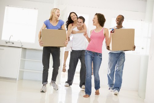 Removal team planning a house move in West Green
