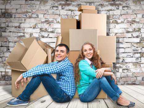 Packing and preparation for a house removal service