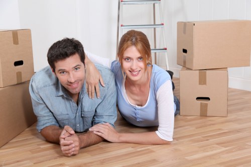 Office staff preparing for a commercial move in West Green