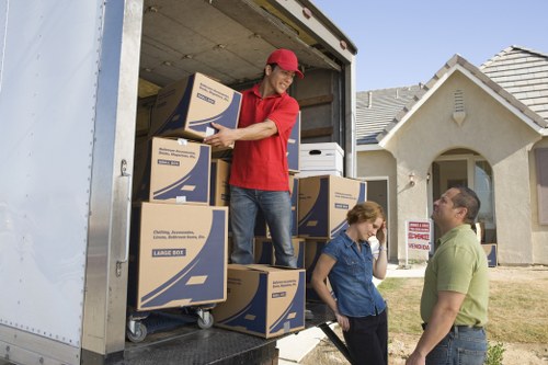 Man with van removal service helping with a local move in West Green