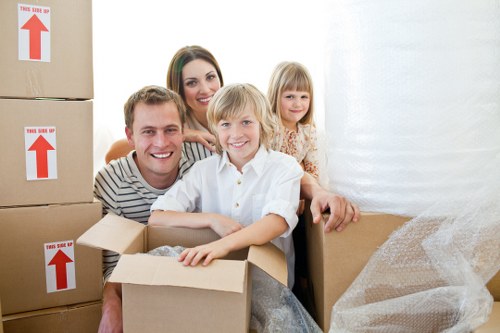 Local movers handling office equipment in West Green