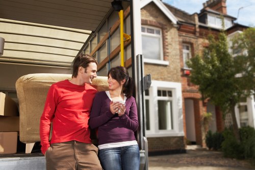 Furniture removal for flats and homes in West Green with careful access planning